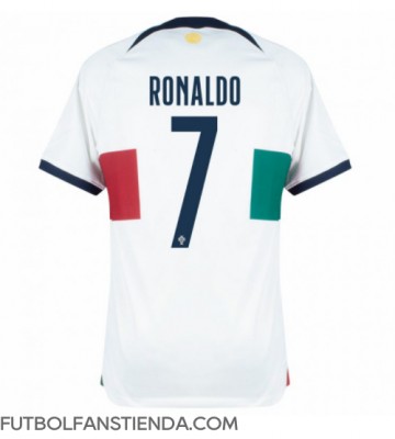 Portugal Cristiano Ronaldo #7 Segunda Equipación Mundial 2022 Manga Corta